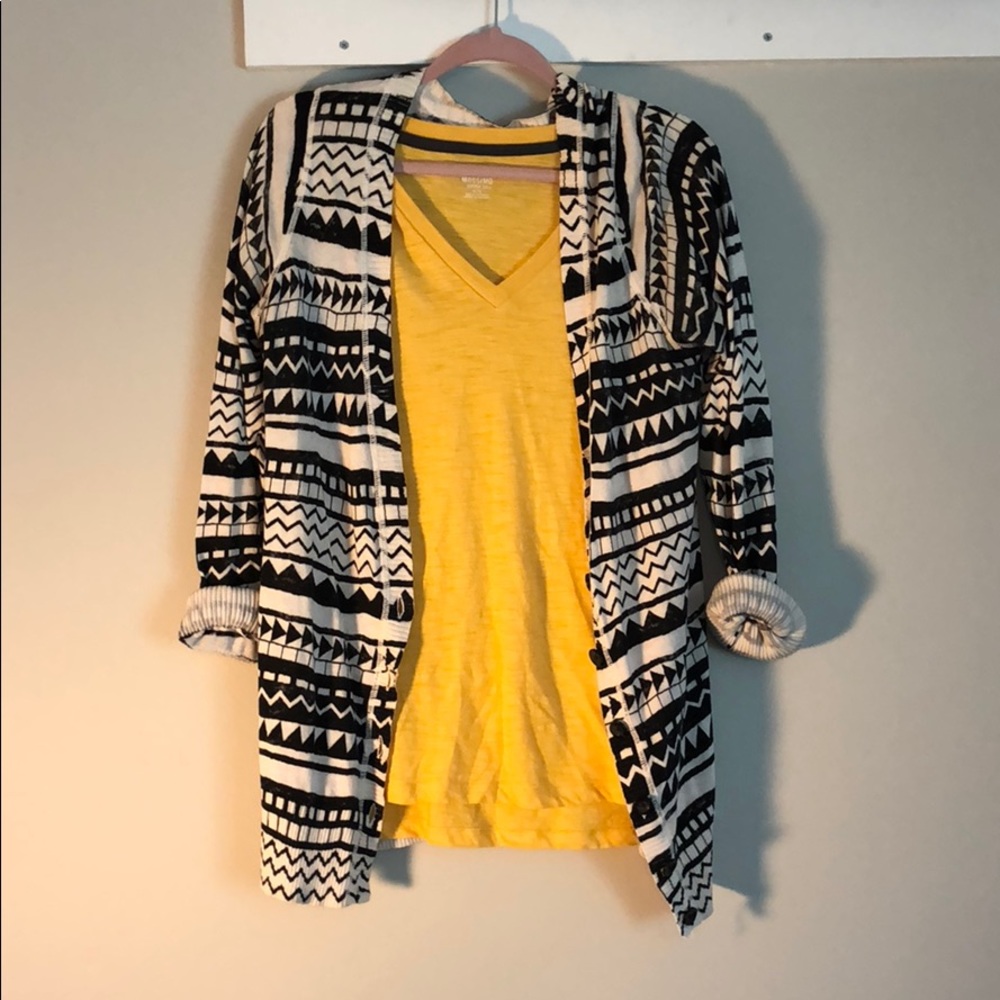 Cardigan & Tshirt